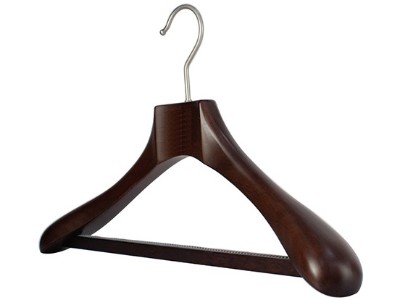 男士寬肩多用實木衣架18D015