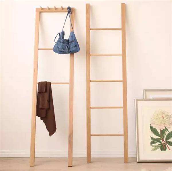 落地木掛衣架