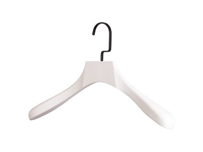 商場店鋪白色實木衣架17C028