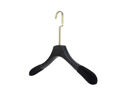 黑色實(shí)木防滑無痕衣架17C022