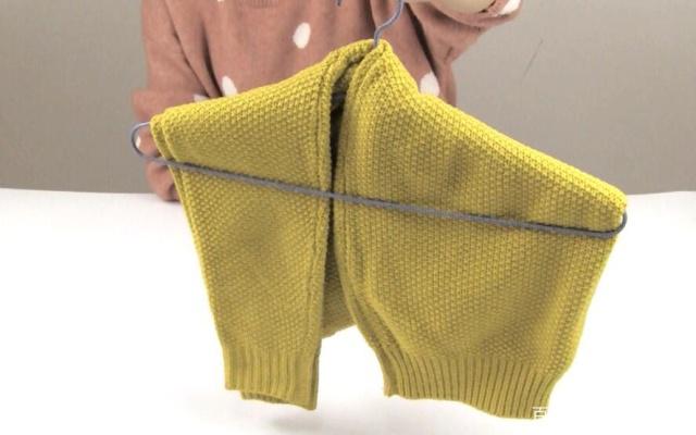 毛衣怎么掛 ——翻折法