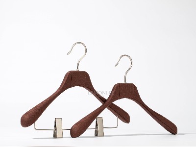 2026棕色系手工包布衣架