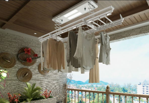 隱形電動晾衣架-3