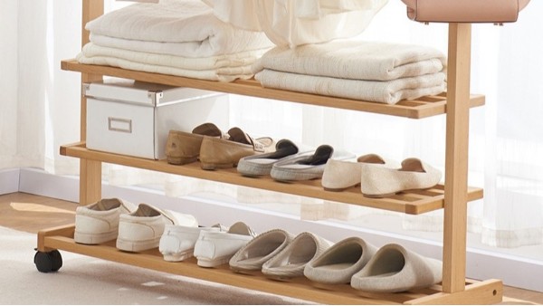 多功能鞋柜衣帽架，拒絕凌亂！--華恩衣架