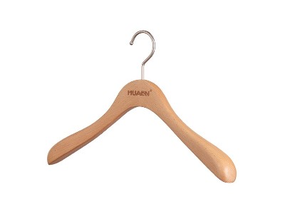 復(fù)古寬肩實木衣架17C018