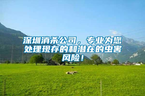 深圳消殺公司，專業(yè)為您處理現(xiàn)存的和潛在的蟲害風(fēng)險(xiǎn)！