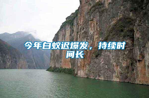 今年白蟻遲爆發(fā)，持續(xù)時(shí)間長(zhǎng)